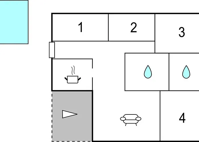 Lägenhet Four-bedroom In Klek